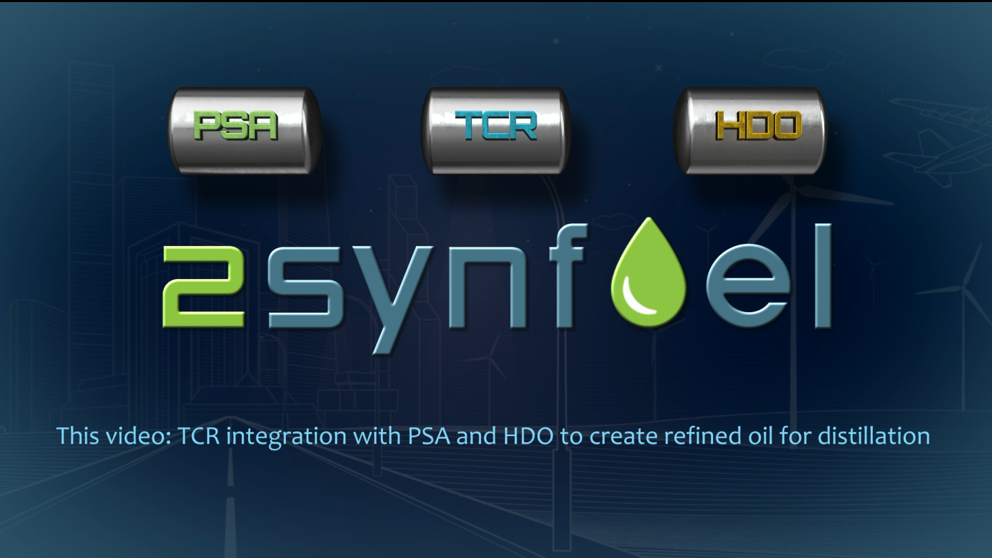 New informational video: TCR® integration with PSA and HDO to create refined bio-oil for distillation