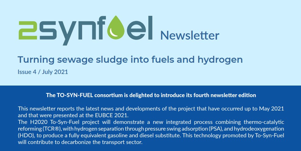 TO-SYN-FUEL Newsletter, Issue 4